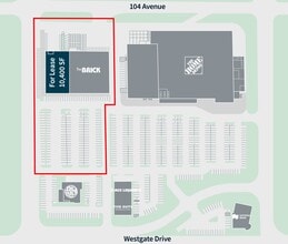 11345 104 Av, Grande Prairie, AB à louer Plan de site- Image 1 de 1