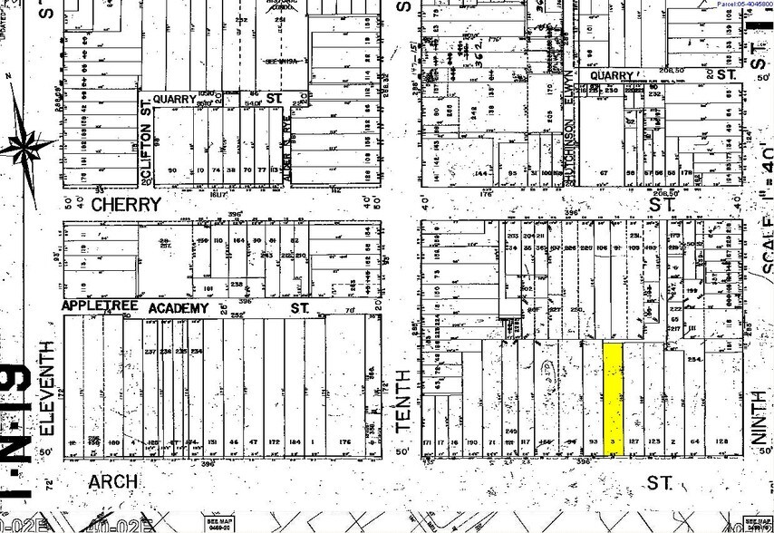 913 Arch St, Philadelphia, PA for lease - Plat Map - Image 2 of 7