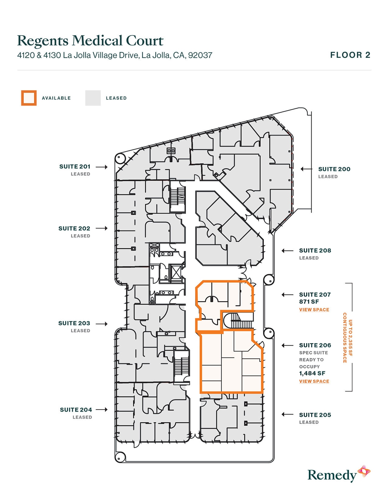 4120-4130 La Jolla Village Dr, La Jolla, CA for lease Floor Plan- Image 1 of 1