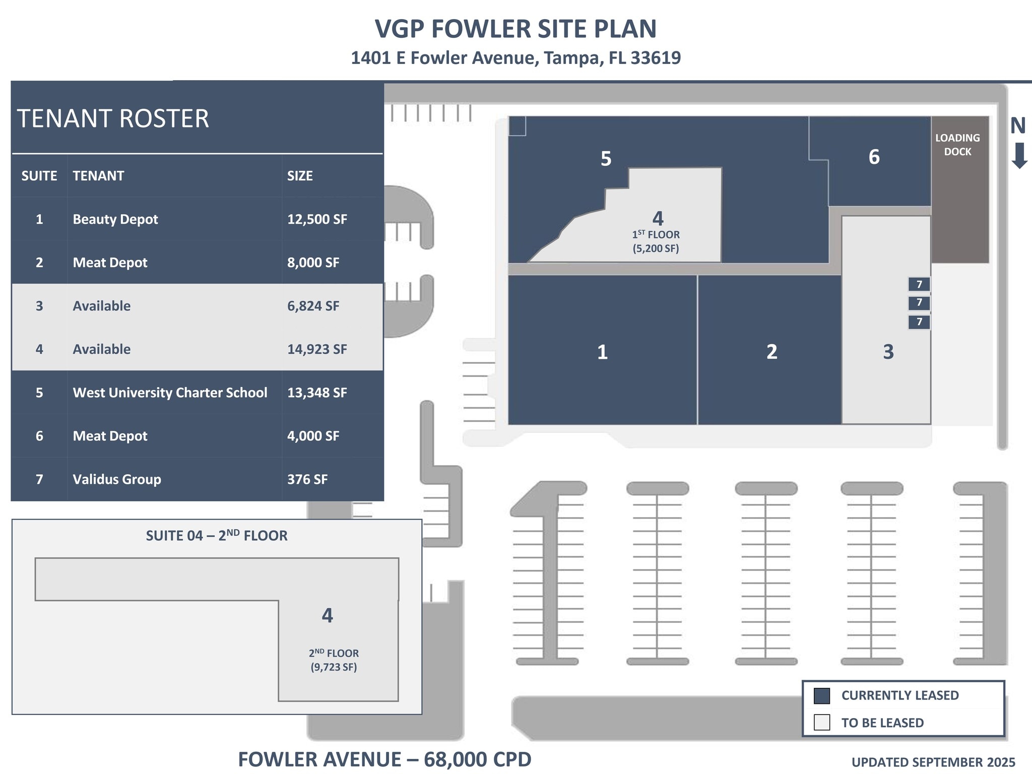 1401 E Fowler Ave, Tampa, FL for lease Site Plan- Image 1 of 1