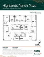 630 Plaza Dr, Highlands Ranch, CO for lease Floor Plan- Image 1 of 2