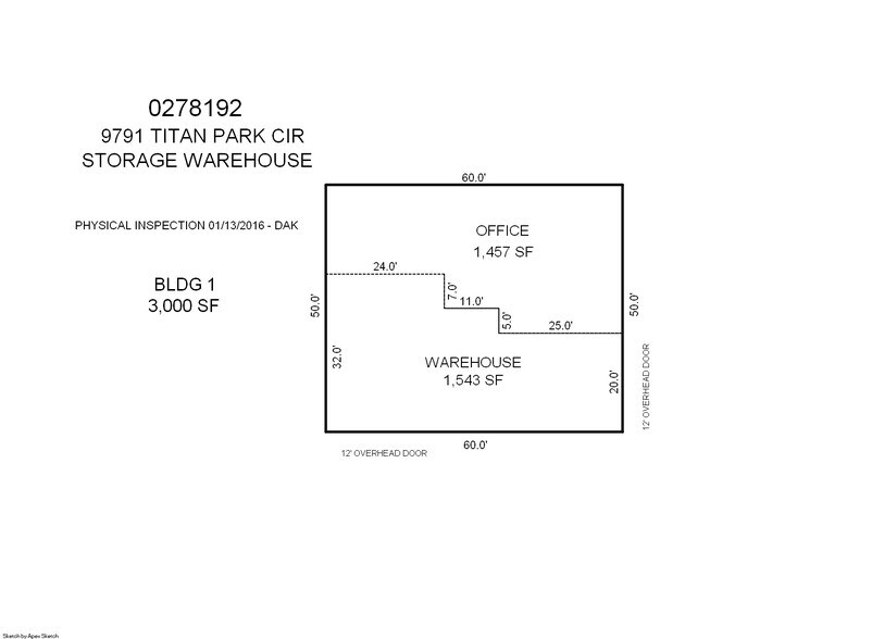 9791 Titan Park Cir, Littleton, CO à louer - Plan d’étage - Image 2 de 7