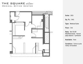 14150 Culver Dr, Irvine, CA à louer Plan d  tage- Image 1 de 1