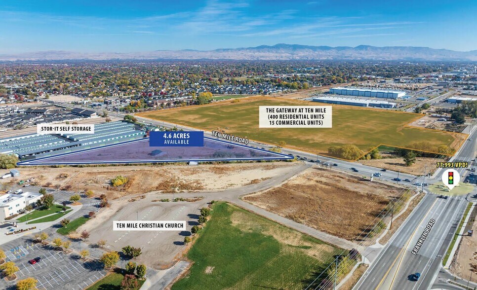 175 N Ten Mile Rd, Meridian, ID à vendre - Aérien - Image 2 de 5