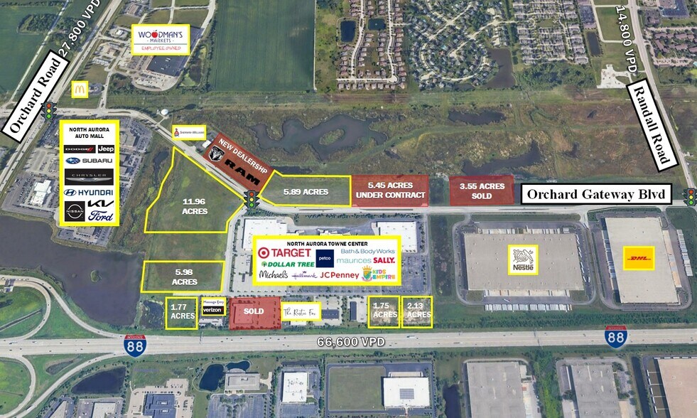 Lot 16W Orchard Gateway Blvd, North Aurora, IL à vendre - Photo du bâtiment - Image 2 de 4