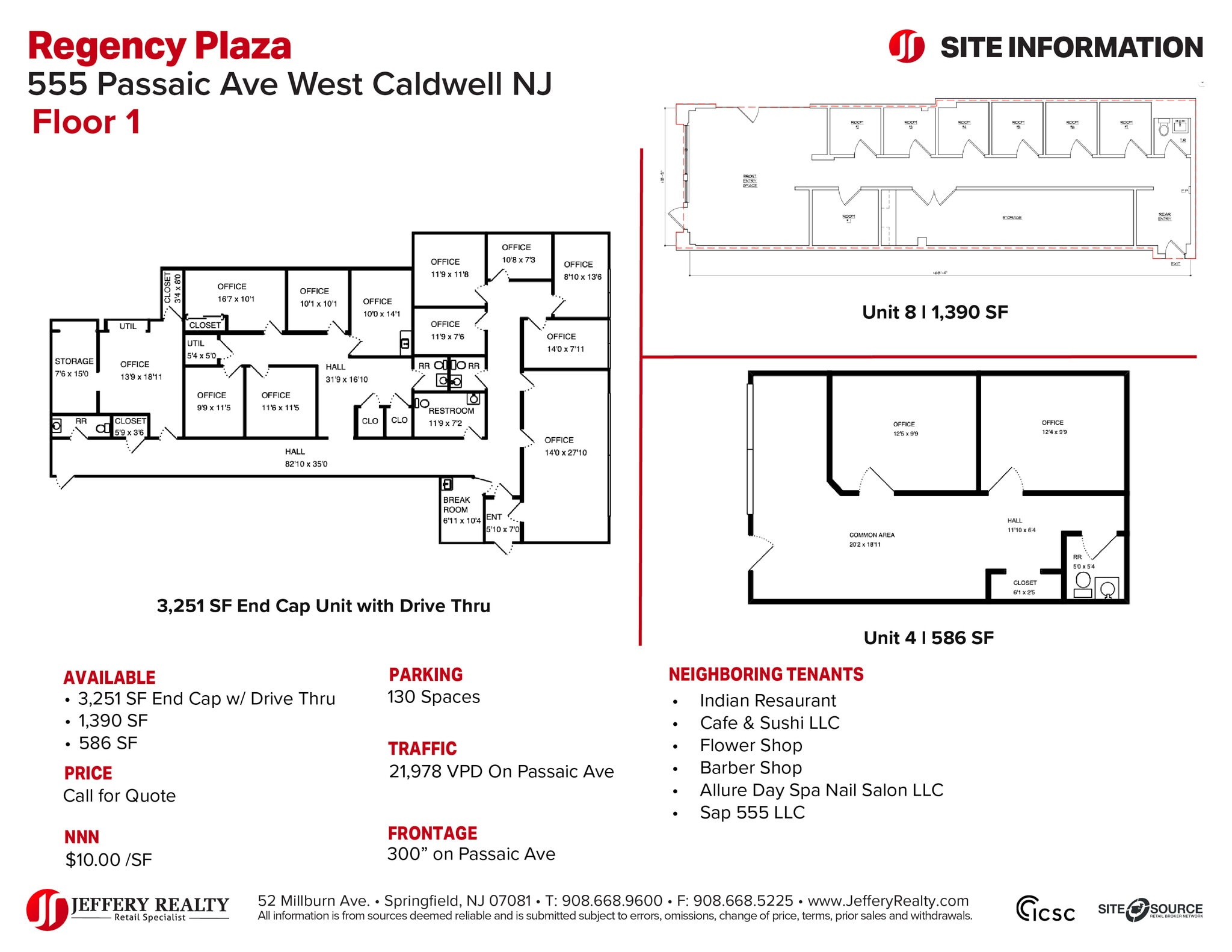 555 Passaic Ave, West Caldwell, NJ for lease Interior Photo- Image 1 of 2
