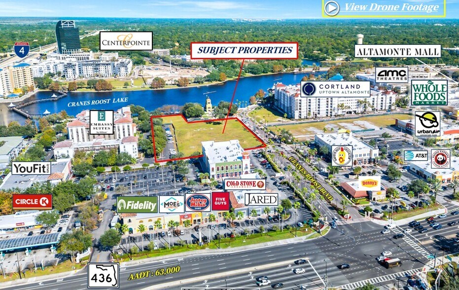 300 Cranes Roost blvd, Altamonte Springs, FL à vendre - Aérien - Image 2 de 9