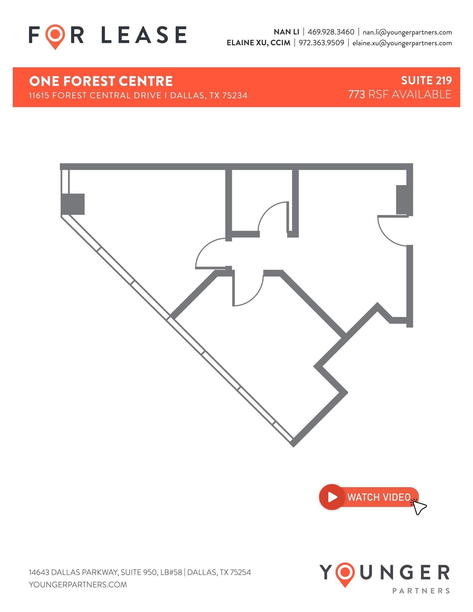 11615 Forest Central Dr, Dallas, TX for lease Site Plan- Image 1 of 4