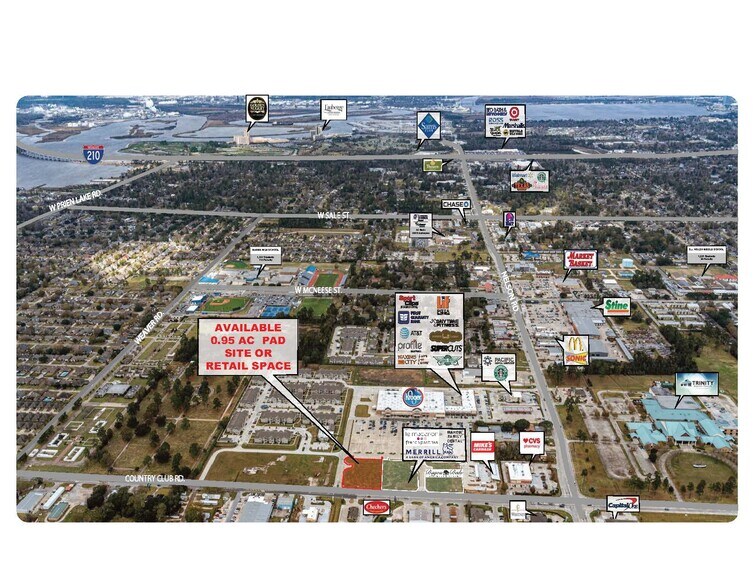 Country Club Road, Lake Charles, LA for sale - Primary Photo - Image 1 of 3