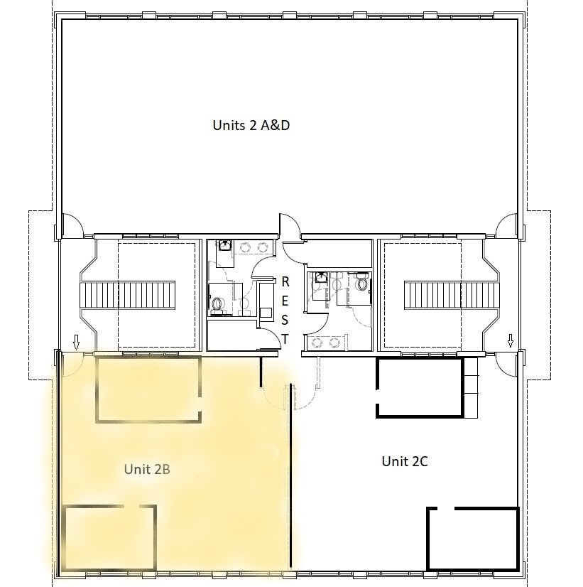 850 Courtland St, Orlando, FL à louer Plan d’étage- Image 1 de 1