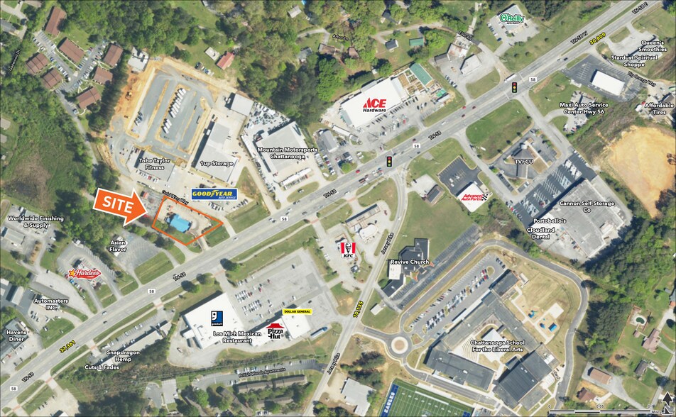 4907 Highway 58, Chattanooga, TN à vendre - Photo du bâtiment - Image 2 de 18