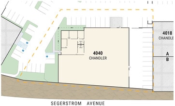 4040 W Chandler Ave, Santa Ana, CA à louer Plan de site- Image 2 de 2