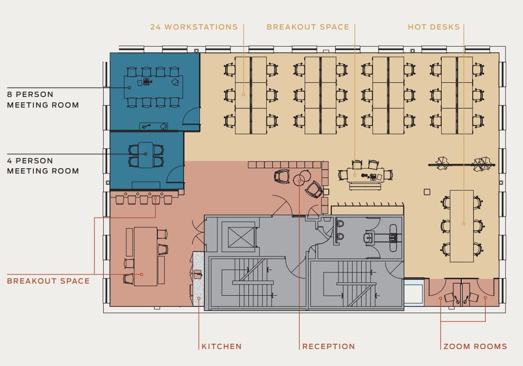 30-32 Charlotte St, Manchester à louer Plan d  tage- Image 1 de 1