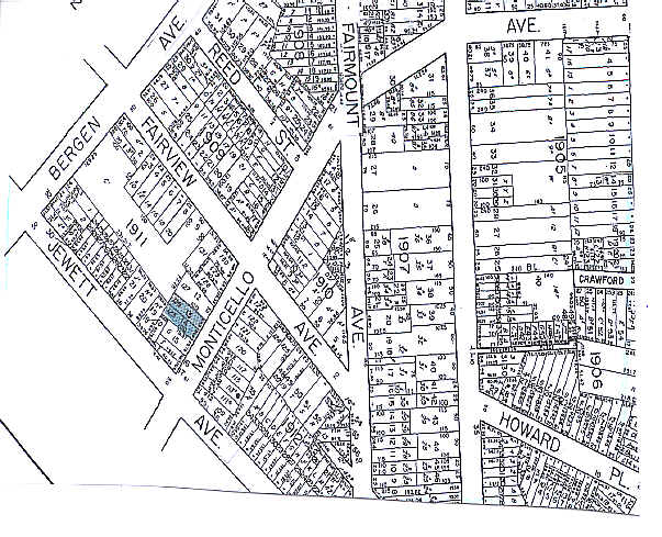 205 Monticello Ave, Jersey City, NJ à vendre - Plan cadastral - Image 2 de 6