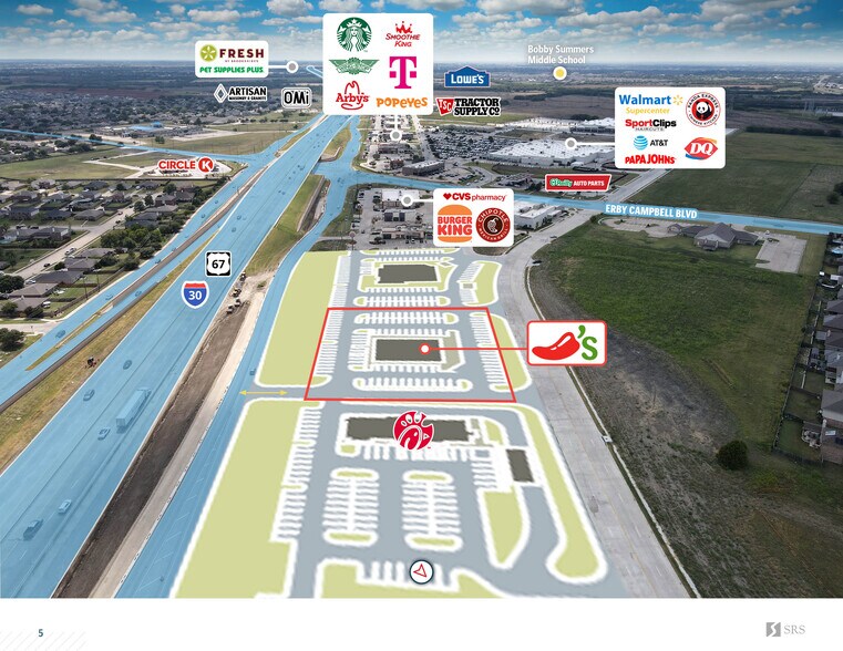 NEC I-30 & Erby Campbell Blvd, Royse City, TX à vendre - Photo du bâtiment - Image 3 de 7