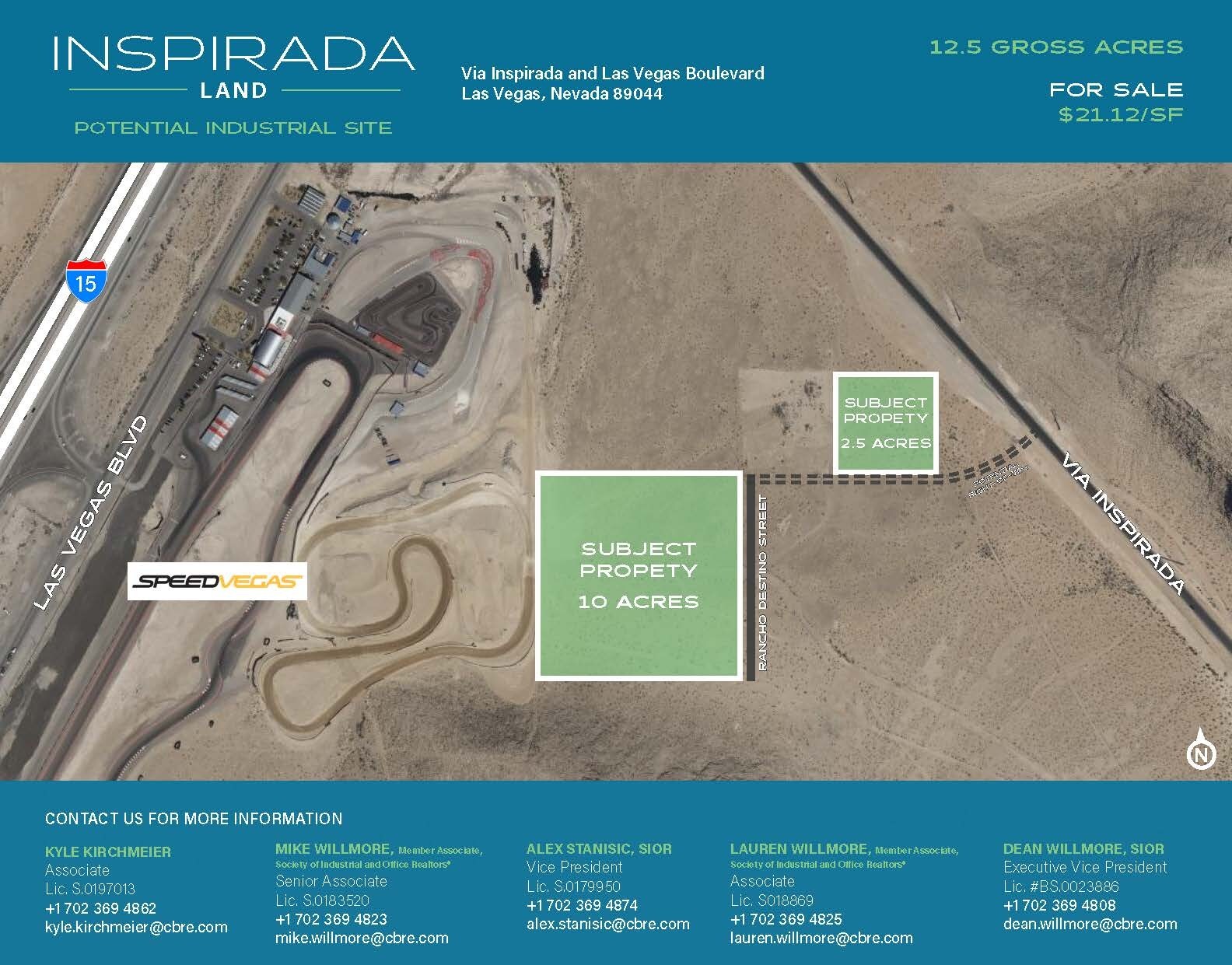 I-15 Fwy, Las Vegas, NV for sale Aerial- Image 1 of 5