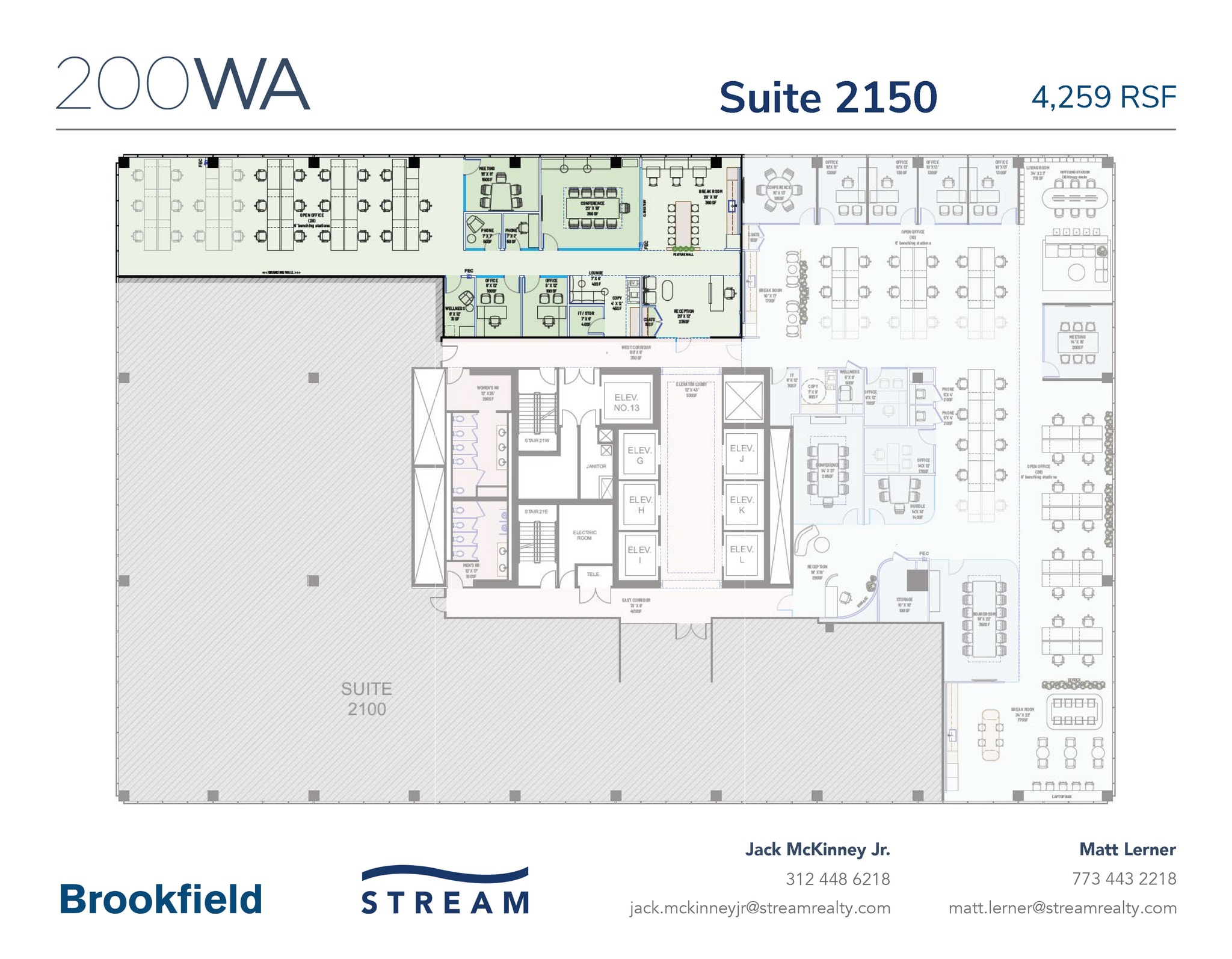 200 W Adams St, Chicago, IL for lease Floor Plan- Image 1 of 2