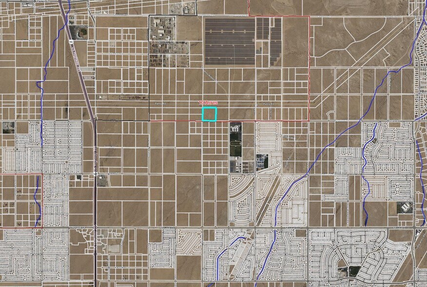 Hopland St 10 acres, Adelanto, CA à vendre - Aérien - Image 3 de 4