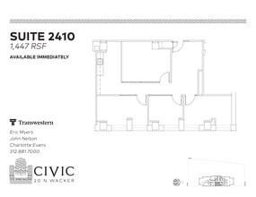 20 N Wacker Dr, Chicago, IL à louer Plan d’étage- Image 1 de 1