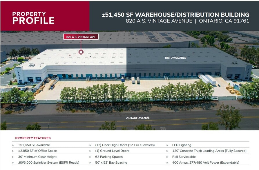 820 S Vintage Ave, Ontario, CA for lease - Building Photo - Image 2 of 6