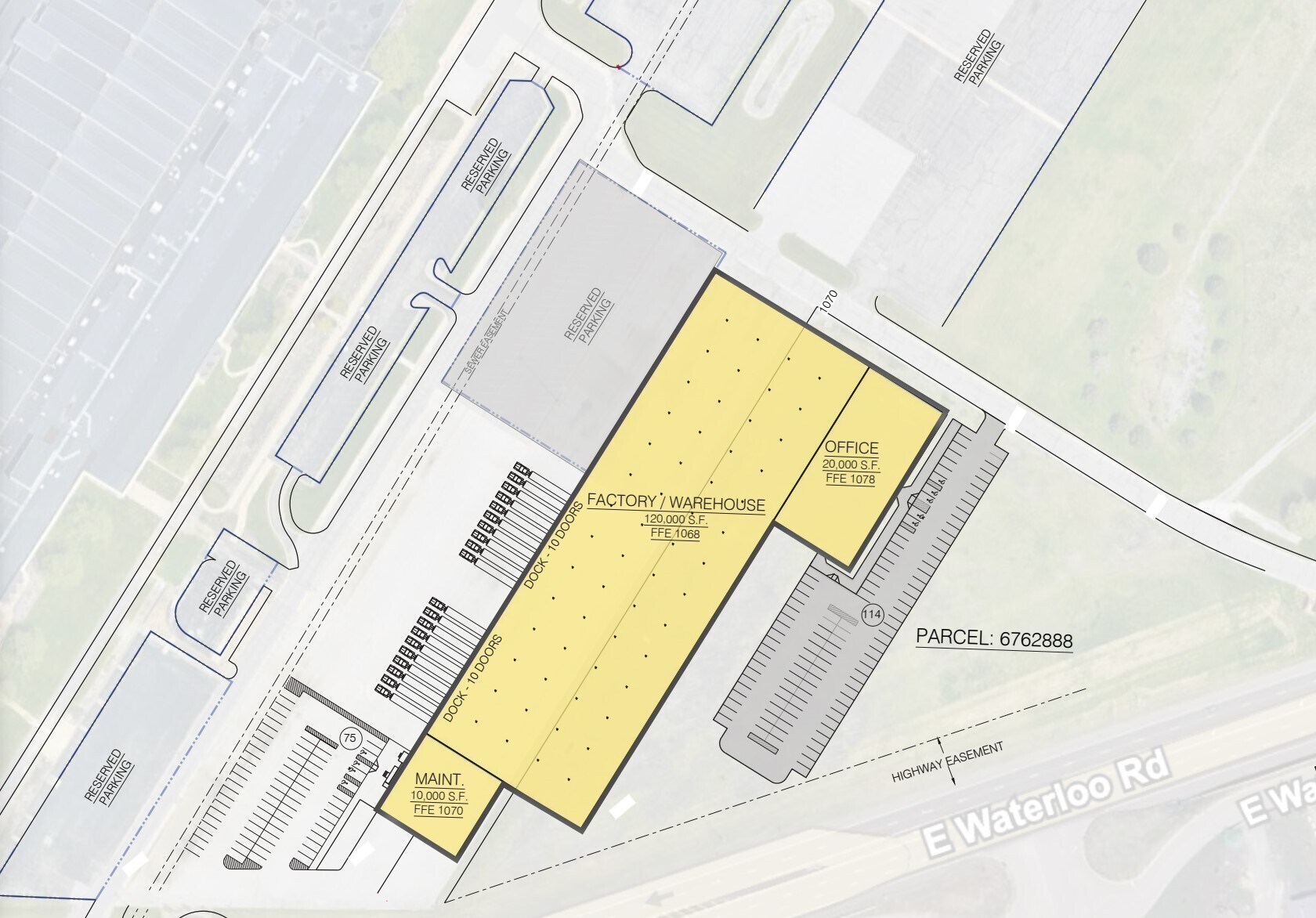 1210 Massillon Rd, Akron, OH à louer Plan de site- Image 1 de 2