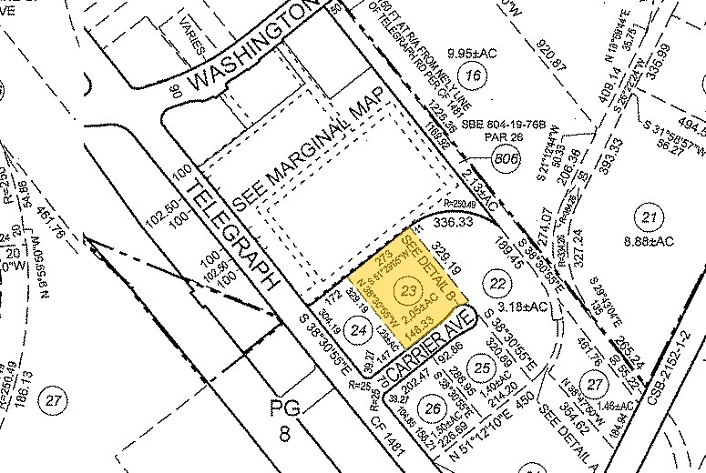 2701 Carrier Ave, Commerce, CA à louer - Plan cadastral - Image 3 de 8