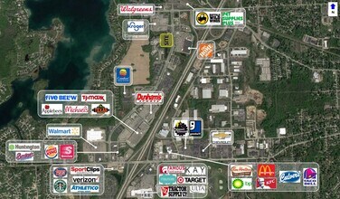 15250 Silver Pky, Fenton, MI - Aérien  Vue de la carte