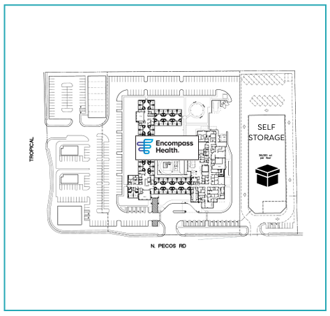 Tropical Parkway & Pecos Road, North Las Vegas, NV à louer - Plan de site - Image 2 de 2