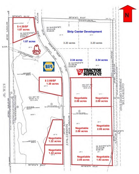 1901 Market Way, Watertown, WI à vendre - Plan cadastral - Image 2 de 2