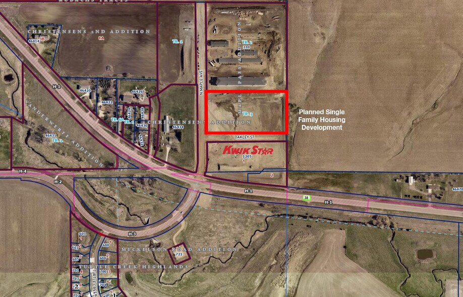 0 N Maple Ave, Hartford, SD à vendre - Plan cadastral - Image 3 de 3