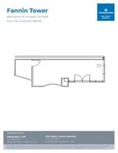 6624 Fannin St, Houston, TX à louer Plan d’étage- Image 1 de 1