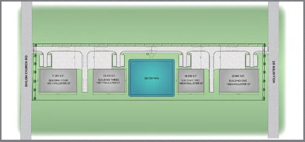 16829 Hollister St, Houston, TX à vendre - Plan de site - Image 2 de 4