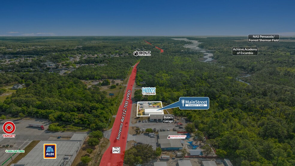 10251 Sorrento Rd, Pensacola, FL à vendre - Photo du bâtiment - Image 3 de 5