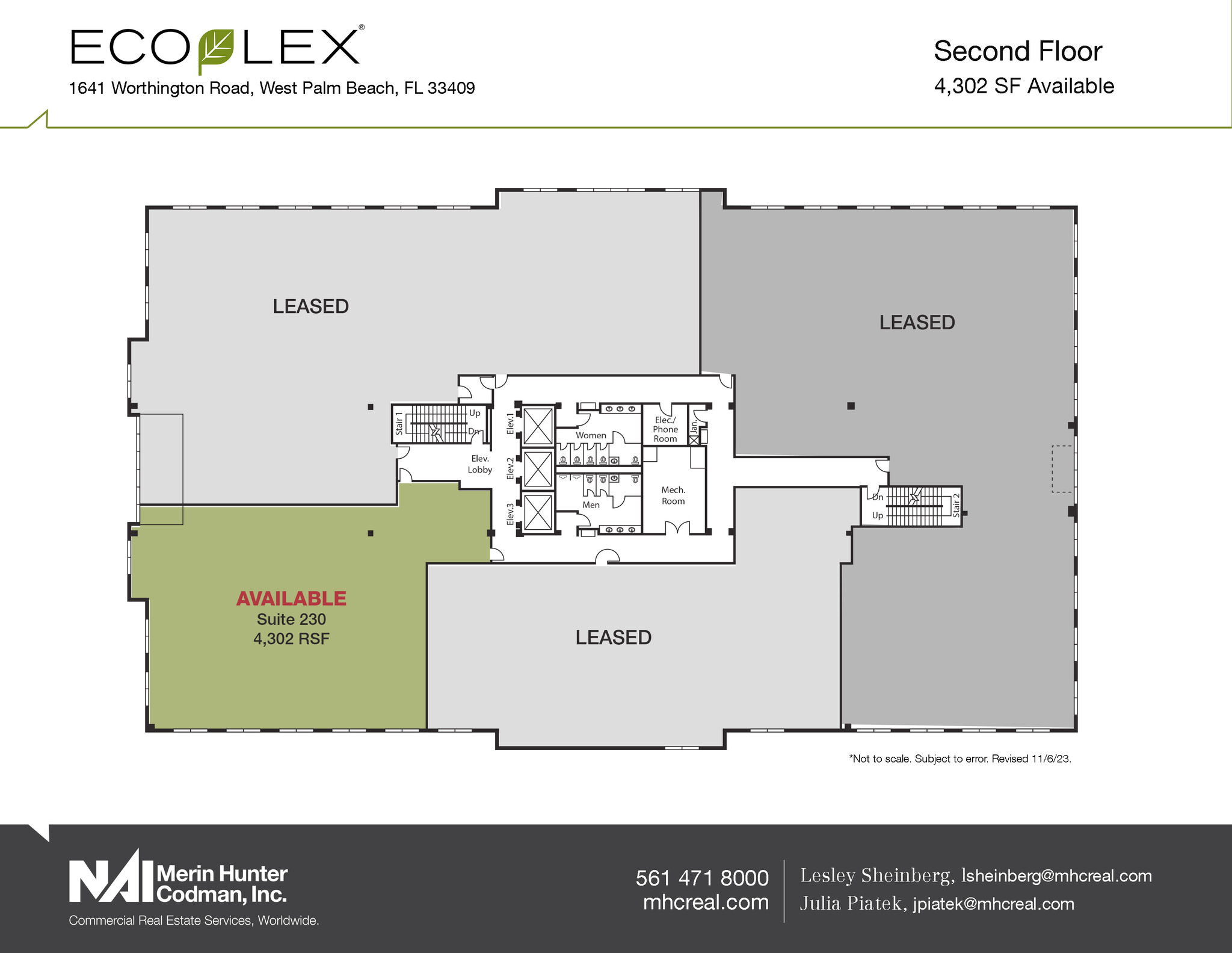 1641 Worthington Rd, West Palm Beach, FL à louer Plan d  tage- Image 1 de 2