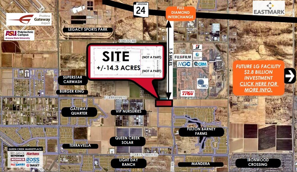SW Germann & Signal Butte, Queen Creek, AZ à vendre - Photo du bâtiment - Image 1 de 4