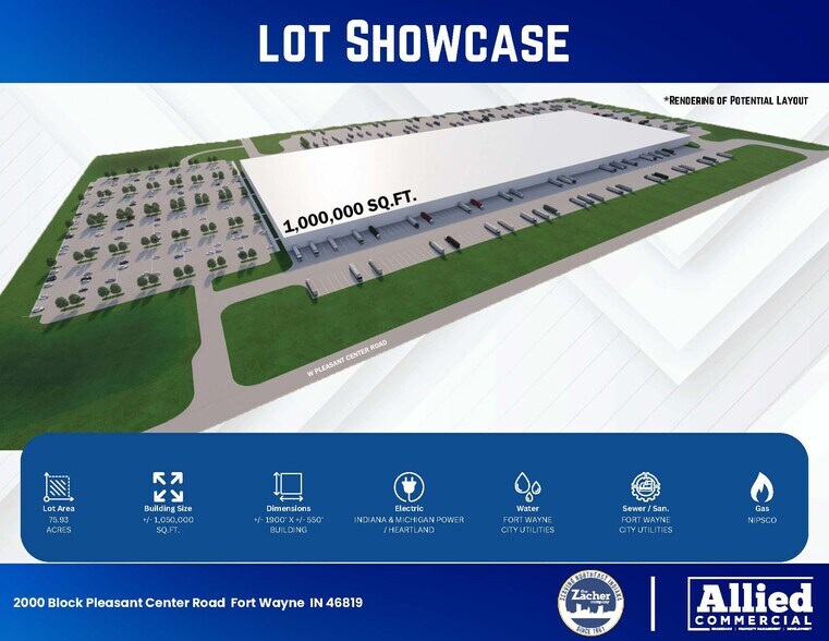 2000 Pleasant Center rd, Fort Wayne, IN à vendre - Photo du bâtiment - Image 3 de 7