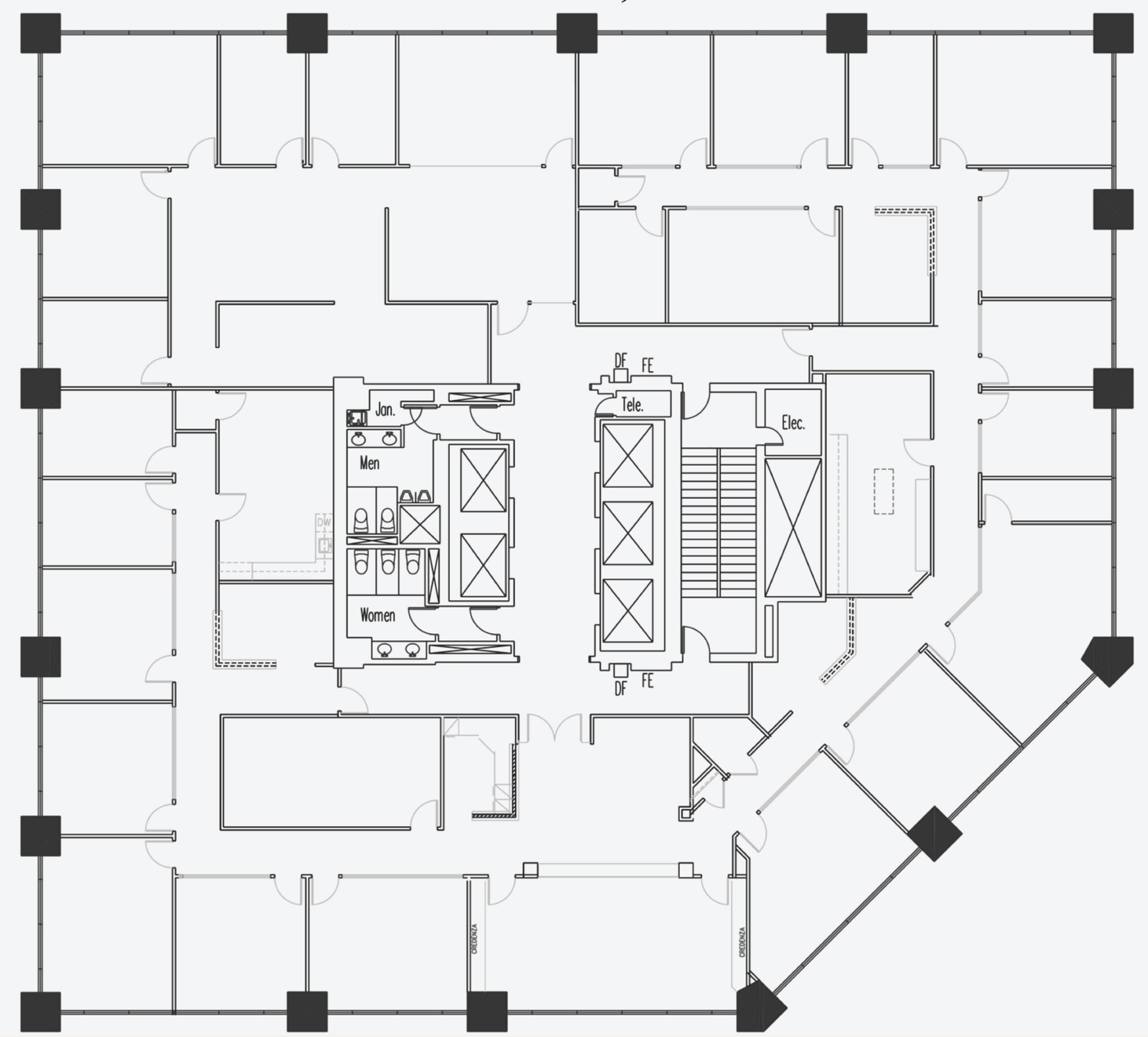 1801 Broadway, Denver, CO for lease Floor Plan- Image 1 of 1
