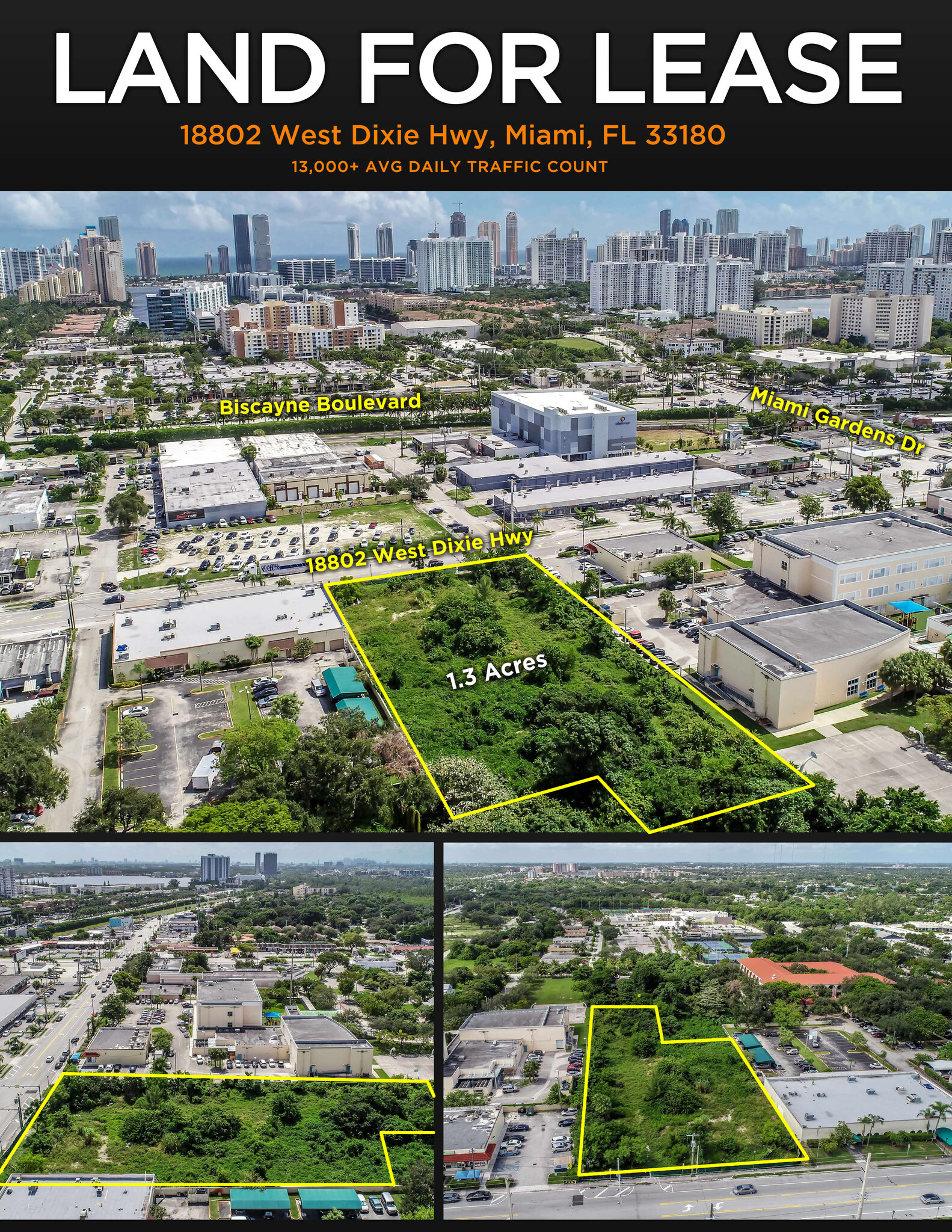 18802 W Dixie Hwy, Miami, FL for sale Aerial- Image 1 of 1