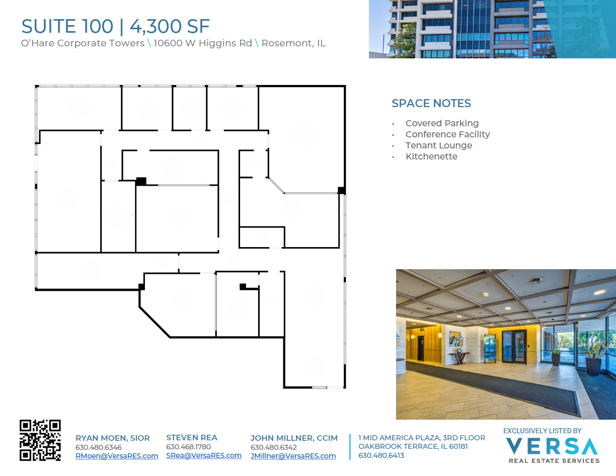 10600 W Higgins Rd, Rosemont, IL for lease Floor Plan- Image 1 of 1