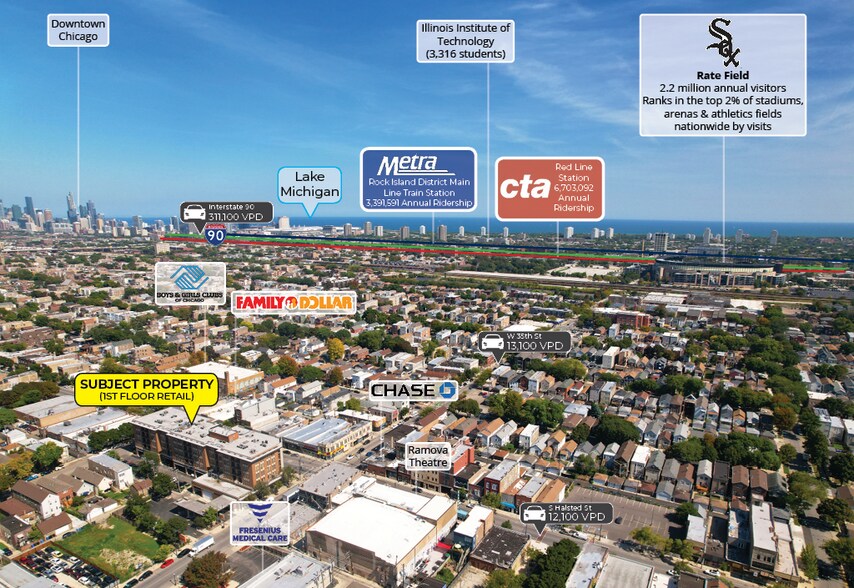 3435-3464 S Halsted St, Chicago, IL à vendre - Photo du bâtiment - Image 2 de 11