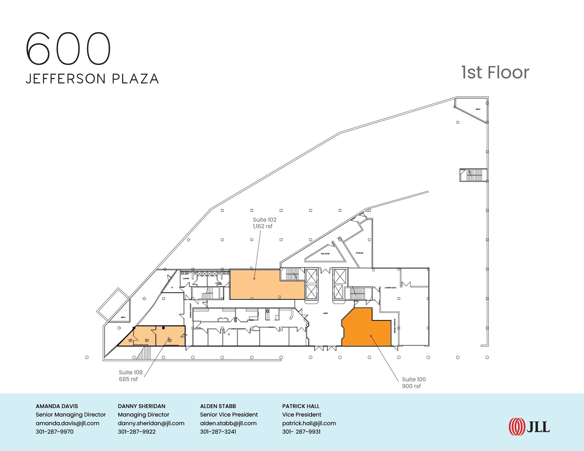 600 Jefferson Plz, Rockville, MD for lease Floor Plan- Image 1 of 1