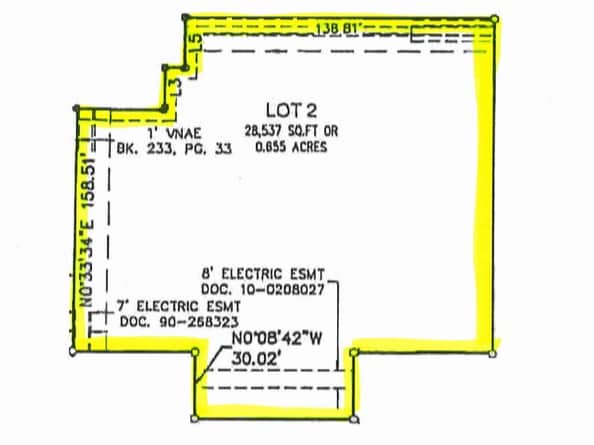 1461 W Southern Ave, Mesa, AZ for lease - Plat Map - Image 2 of 7