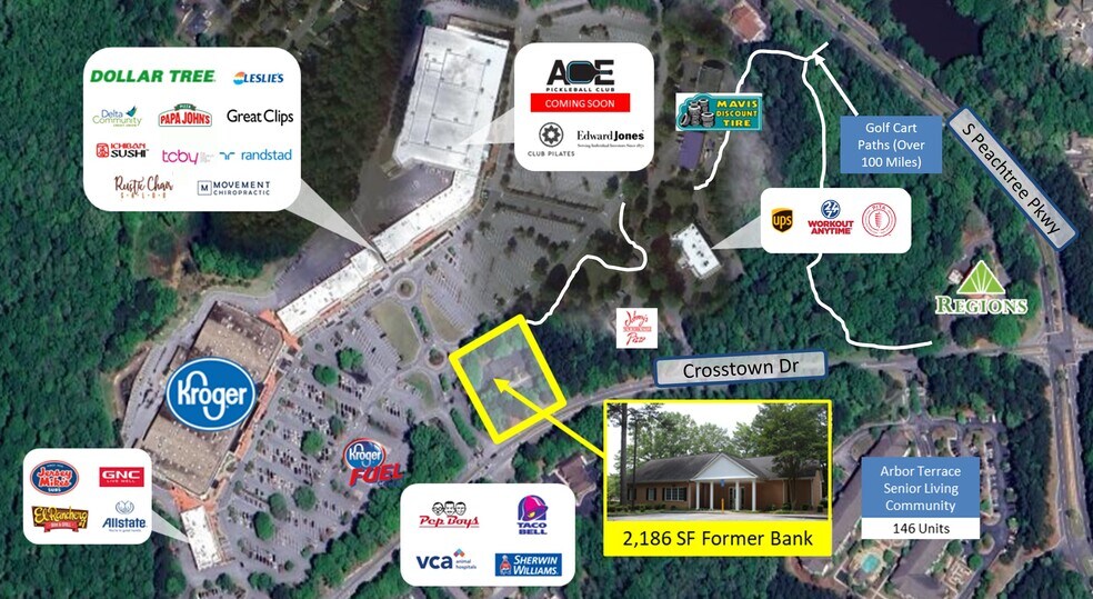 496 Crosstown Rd, Peachtree City, GA à louer - Photo du bâtiment - Image 2 de 7