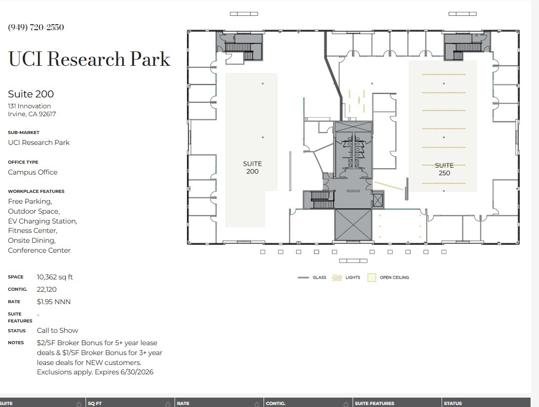 111 Academy Dr, Irvine, CA à louer Plan d’étage- Image 1 de 1