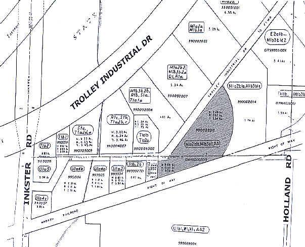 27025 Trolley Industrial Dr, Taylor, MI for lease - Plat Map - Image 2 of 4