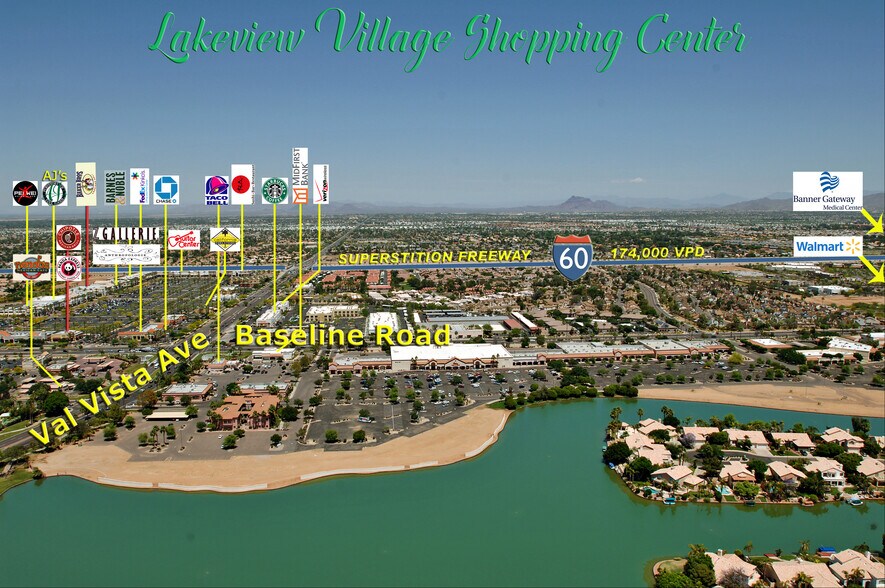3611-3821 E Baseline Rd, Gilbert, AZ à louer - Photo du bâtiment - Image 2 de 31