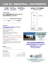 9811 Owensmouth Ave, Chatsworth, CA for lease Building Photo- Image 1 of 2