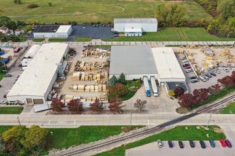 601 Detroit Ave, Monroe, MI - AERIAL  map view