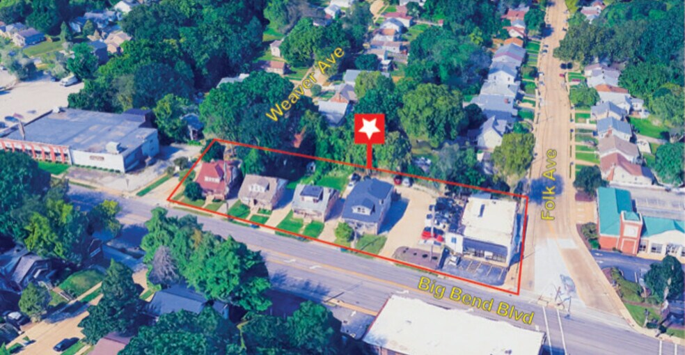 2301-2311 S Big Bend Blvd, Saint Louis, MO à vendre - Photo du bâtiment - Image 2 de 4