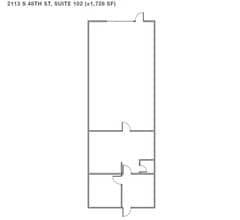 2105 S 48th St, Tempe, AZ for lease Floor Plan- Image 1 of 1